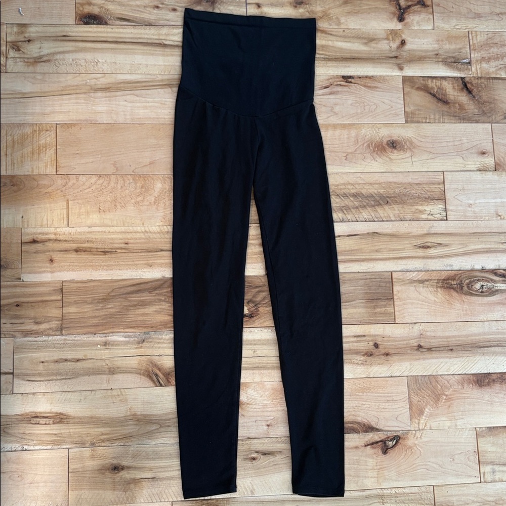 Motherhood Black Maternity Leggings